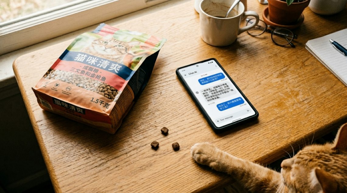 不知道怎么选猫粮? 我用ai帮我分析,附万能提示词