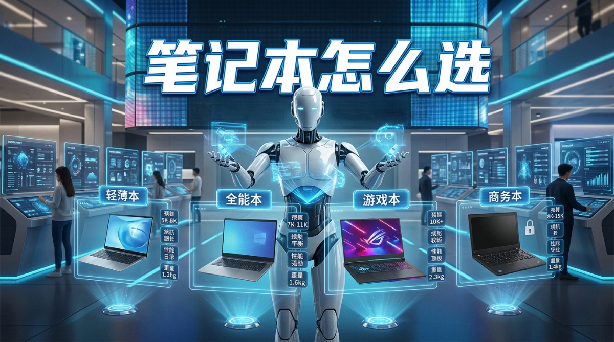 选笔记本选到怀疑人生?我用AI五分钟搞定,附万能提示词